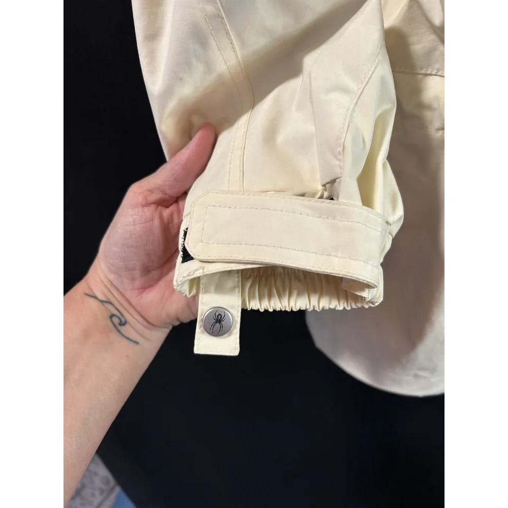 Spyder XT5000 Cream & Black Woman's Ski/Snowboarding Jacket Coat No Hat Size: 8 - Picture 6 of 16